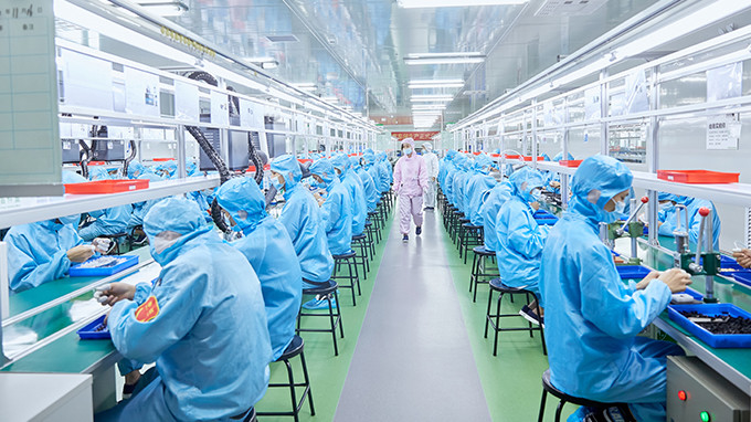 Shenzhen MIWU Industrial company with limited liability cadena de producción del fabricante