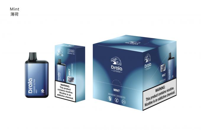 5000 cigarrillo electrónico disponible recargable de Vape de los soplos de la nicotina disponible de la caja 50mg 7